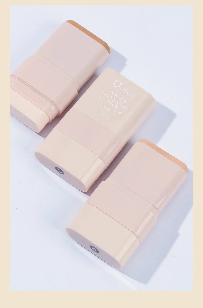 O'cheal Two In One Concealer Foundation Stick Facial Matte Waterproof Bronzer Contouring Face Coverage Moisturizing Makeup Cream