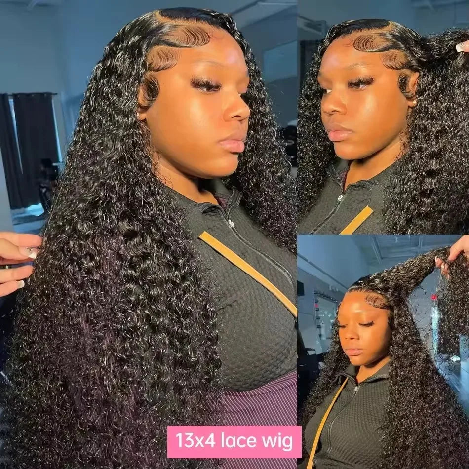 13x6 13x4 Deep Wave Hd Lace Frontal Wig 30 40 Inch Wet And Wavy Loose Water Wave Lace Front Wig 360 Curly Lace Human Hair Wigs