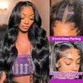 13X6 Hd Lace Frontal Wig Deep Wave Human Hair Wigs Brazilian Wigs Original Curly Lace Front Wig 230 Density For Women 30 40 Inch