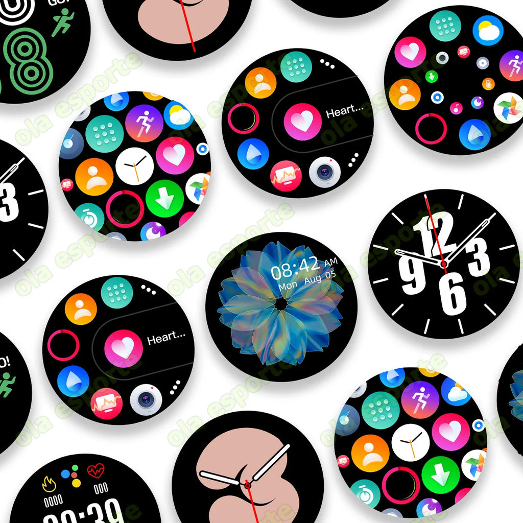 Smartwatch Women Watch 6 Health Monitoring Watch Waterproof Voice Assistant Bluetooth Call Smart Watch 2025 New Sports Watch