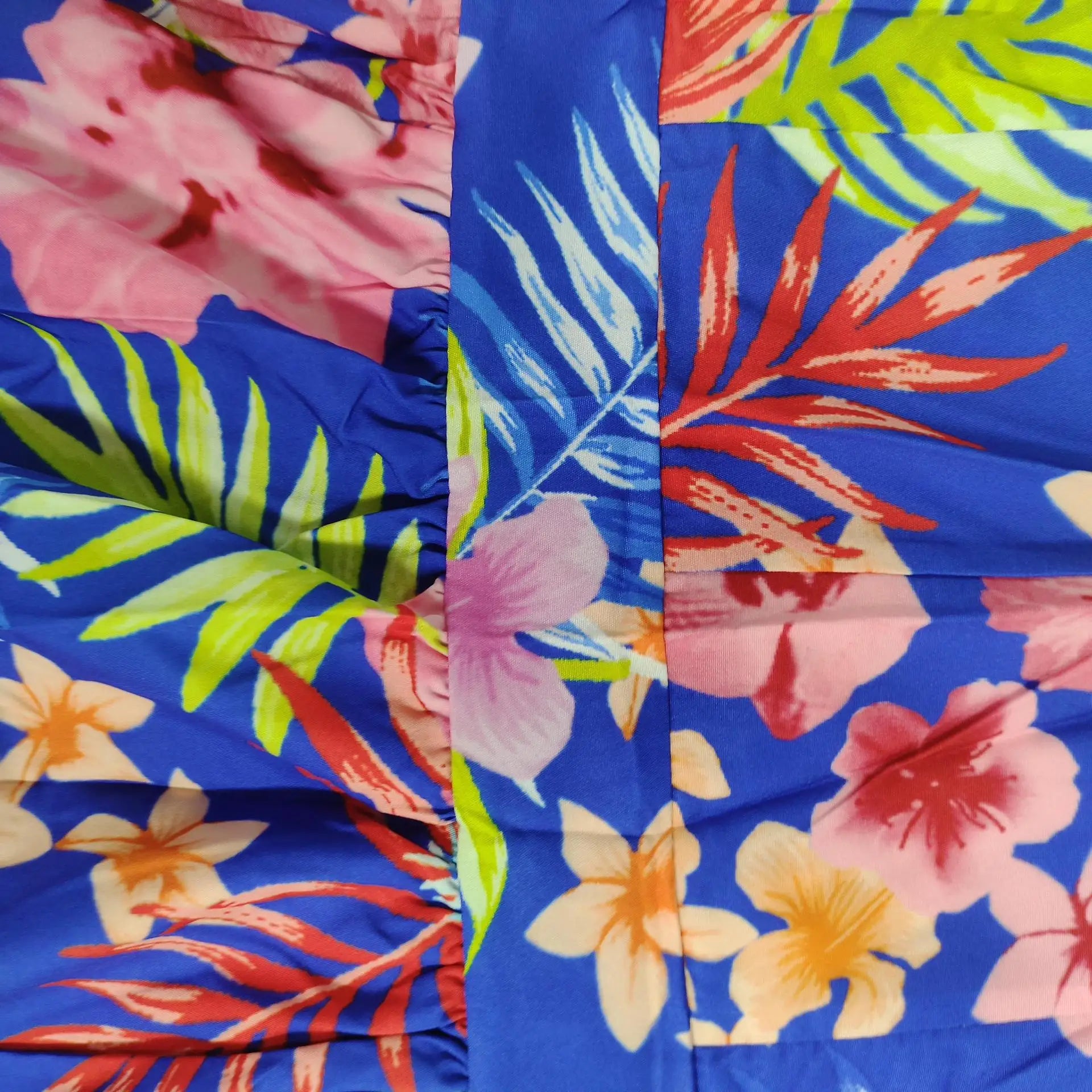 2025 Spring New Women's Style Printed V-neck Low cut Dress Sexy Pendulum Strap Dress