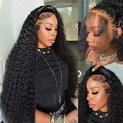 13x6 13x4 Deep Wave Hd Lace Frontal Wig 30 40 Inch Wet And Wavy Loose Water Wave Lace Front Wig 360 Curly Lace Human Hair Wigs