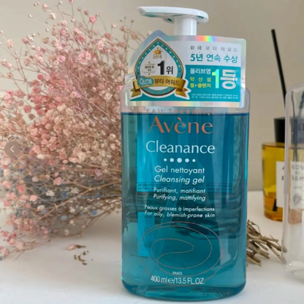 Avene Series Facial Skin Care - Repairing Protective Cream, SPF50+ Sunscreen, Nettoyant Cleansing Gel, Nourish Lip Balm