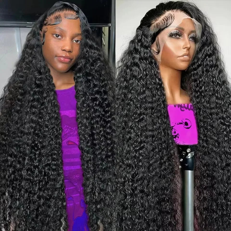 13x6 13x4 Deep Wave Hd Lace Frontal Wig 30 40 Inch Wet And Wavy Loose Water Wave Lace Front Wig 360 Curly Lace Human Hair Wigs