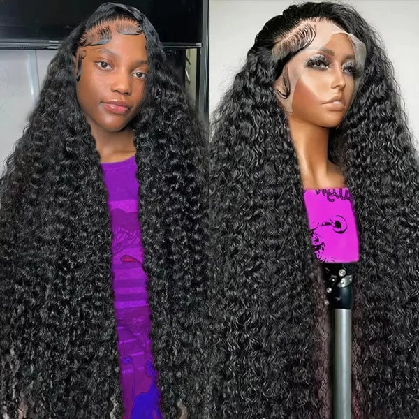 13x6 13x4 Deep Wave Hd Lace Frontal Wig 30 40 Inch Wet And Wavy Loose Water Wave Lace Front Wig 360 Curly Lace Human Hair Wigs